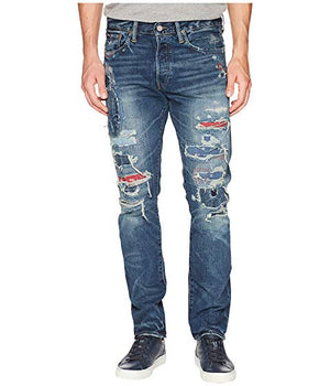 Polo Ralph Lauren Sullivan Slim Five-Pocket Denim in Lincoln Repaired