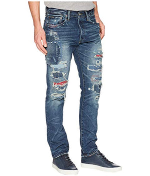 Polo Ralph Lauren Sullivan Slim Five-Pocket Denim in Lincoln Repaired