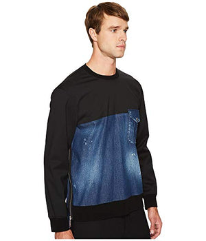 DSQUARED2 Stretch Denim Pullover Shirt