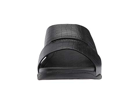 FitFlop Bando Leather Croc Slide