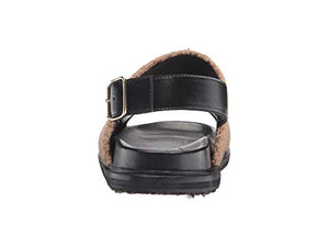 MARNI Wool Jersey Furry Stitch Sandal
