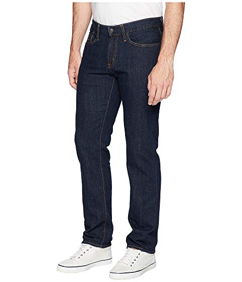U.S. POLO ASSN. Slim Straight Five-Pocket Denim Jeans in Blue
