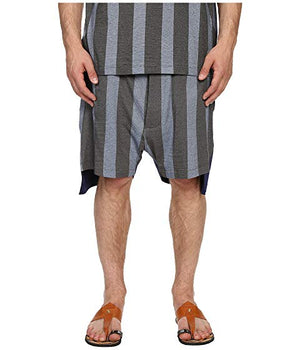 Vivienne Westwood Printed Stripe Jersey Twist Seam Shorts