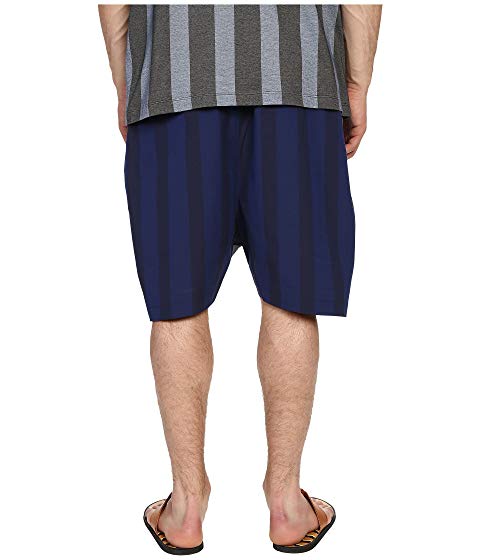 Vivienne Westwood Printed Stripe Jersey Twist Seam Shorts