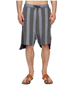 Vivienne Westwood Printed Stripe Jersey Twist Seam Shorts