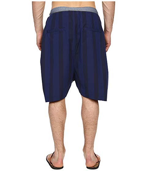Vivienne Westwood Printed Stripe Jersey Twist Seam Shorts